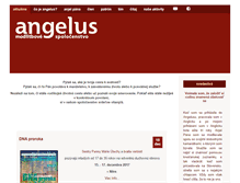 Tablet Screenshot of angelus.sk